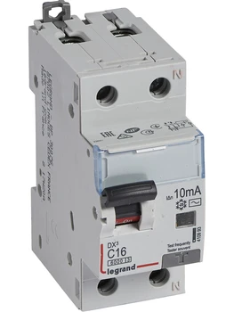 

Automatic residual current circuit breaker pole 16A Legrand DX3 410993 (Type AC, CA)