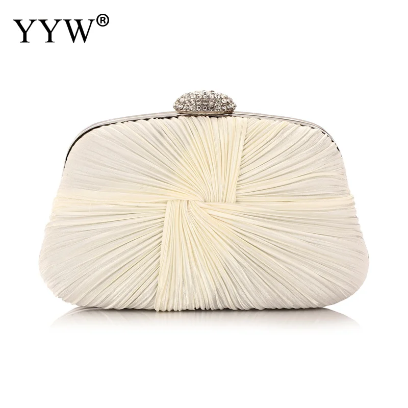 off white Синяя сумка-клатч в форме подушки модный клатч в виде ракушки с свадебной вечерней сумочкой сумки через плечо - Цвет: off white