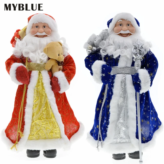 50pc Christmas Ornament Big Gift Santa Claus Elk House Model Figurine  Garden Fairy Decor Diy Home Decoration Miniature Craft - Figurines &  Miniatures - AliExpress