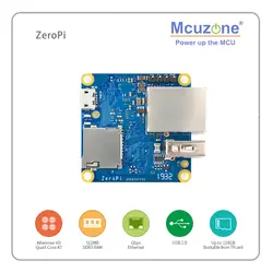 RiendlyARM NanoPi ZeroPi 512 МБ ОЗУ Гбит/с Ethernet Cortex A7 макетная плата Allwinner mini linux плата pi zero