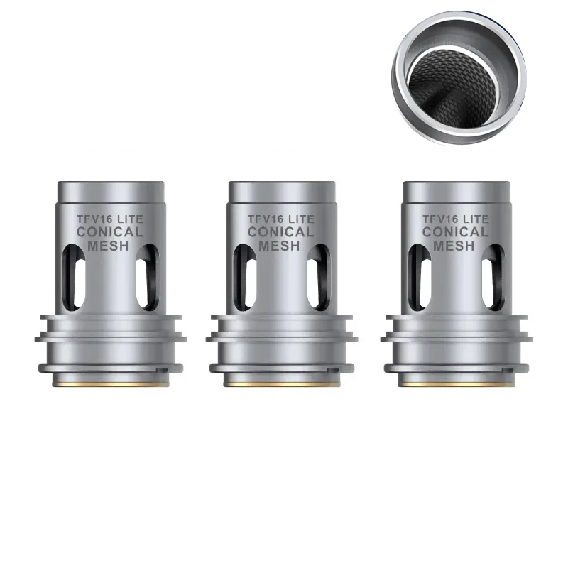 3 шт./упак. SMOK TFV16 Lite катушки Lite конические сетки 0.2ohm Lite Двойной сетки 0.15ohm катушки испаритель головки для TFV16 Lite бак