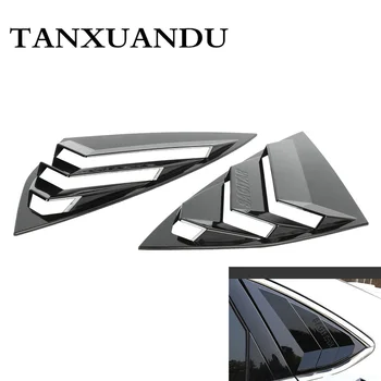 

Pair Fit For VW Jetta MK7 2019-2021 Gli Sedan Side Window Scoop Quarter Louver Air Scoop Painted Gloss Black Sagitar Type