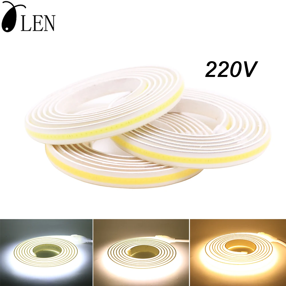 

Светодиодная лента 280 В переменного тока, 3000 светодиосветодиодный, s/M, высокая плотность, мягкая, гибкая, 4000K, 6000K, K, IP67, водонепроницаемая светодиодная лента, линейная, с регулируемой яркостью