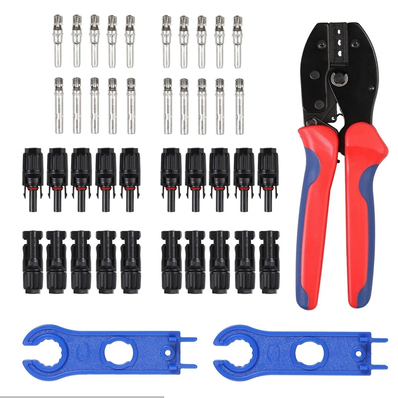 

MC3 MC4 Solar Crimping Tools Panel PV Cable Male Female Spanner Wrench Tool Kit