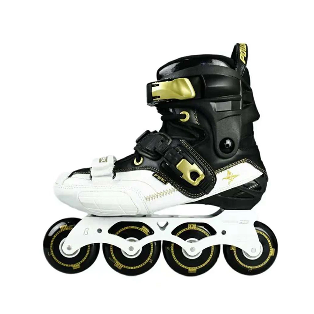 2019 г. POWERSLIDE S4 профессиональные слаломные коньки роликовые для взрослых обувь