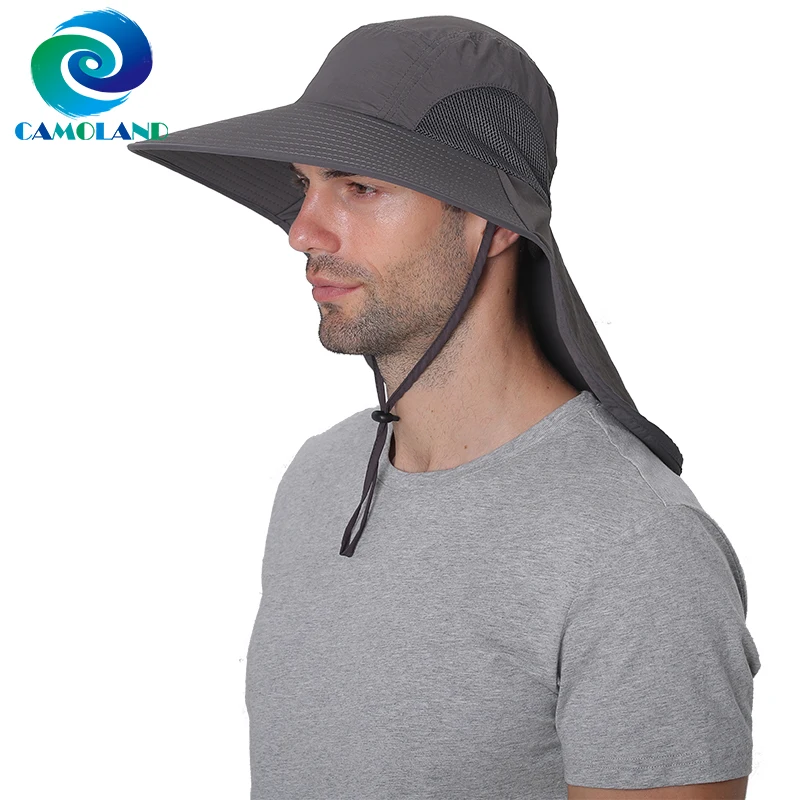 mens hat with neck flap