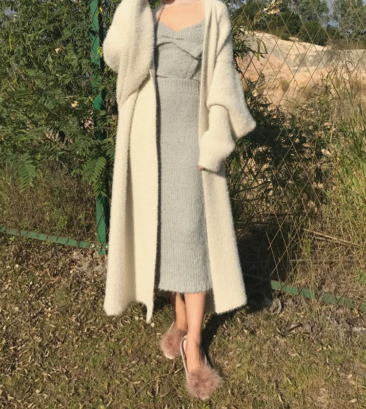 Autumn and winter new mid-length style loose thick