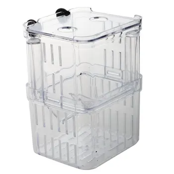 

Clear Plastic Retangle Shape Seperate Fish Fry Breeding Divider Tank for Aquarium