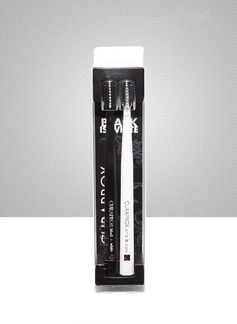 Ультра мягкая зубная щетка Curaprox CS 5460 BLACK Duo Pack ограниченная серия| |