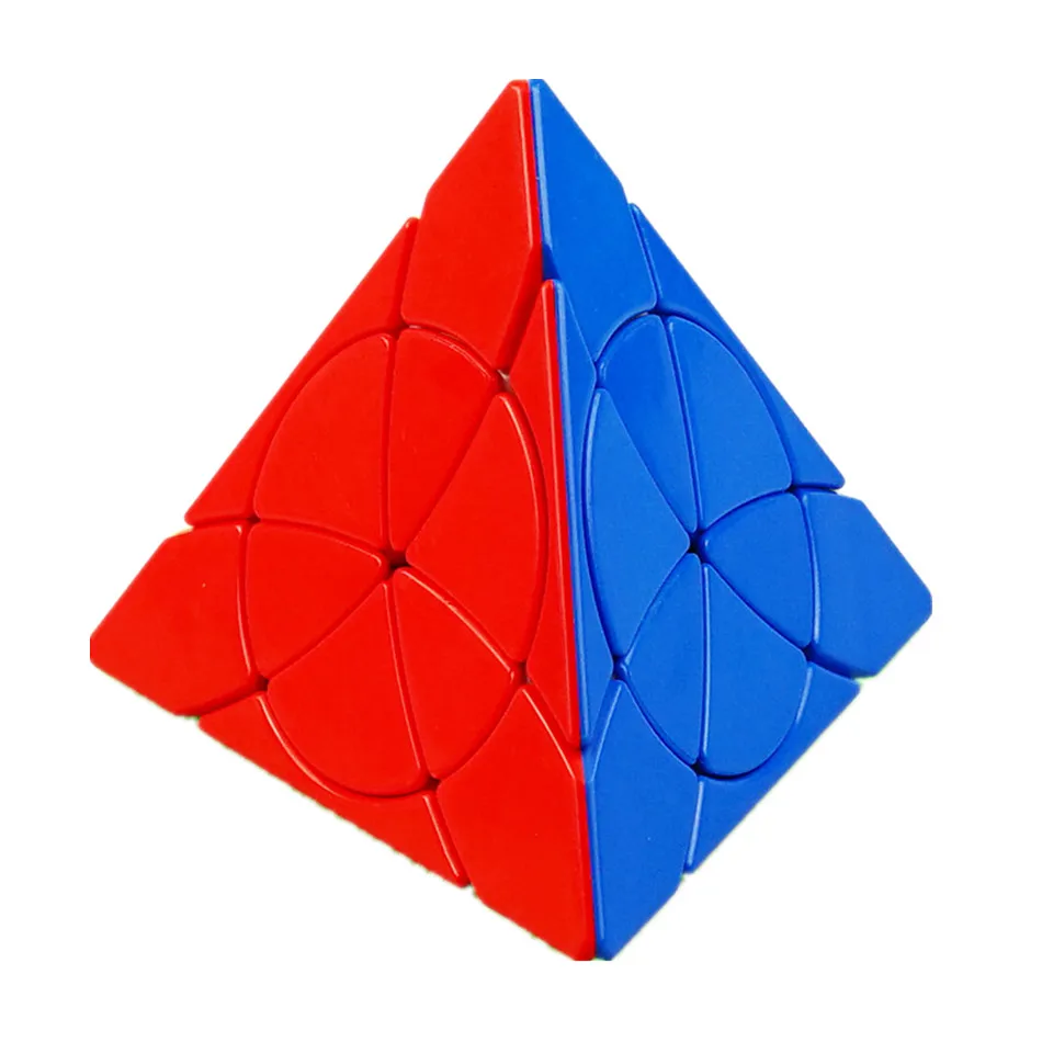 YongJun neo 3x3 Flower pyramid 3Layers Speed Cube Magic Cube Puzzle Cubo Magico Profissional Multicolor Childrenfor Toys Gift