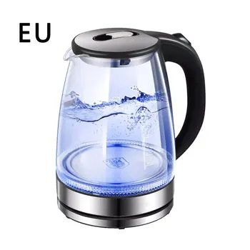

1.7L Glass Electric Kettle Off Automatically Auto-Power Off Stainless Steel Anti-Hot Electric Kettle Household Kitchen Supplies