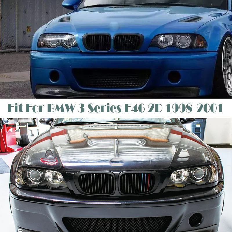 Овере передний бампер автомобиля решетки для BMW E46 купе 3 серии 1998 1999 2000 2001 M3 2 двери