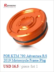 Для KTM 790 Adventure R/S 790 ADVENTURE мотоциклетная Защитная крышка на пятку, защита от Aluninum, защита тормозного цилиндра, набор протекторов