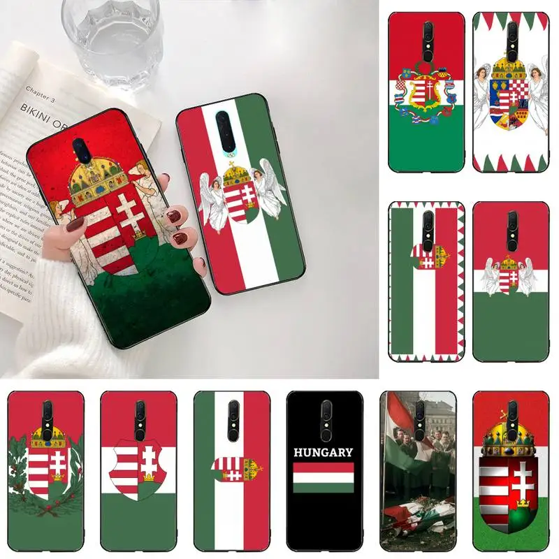 CUTEWANAN Hungary Hungarians Flag TPU black Phone Case Cover Hull For Oppo A5 A9 2020 Reno2 z Renoace 3pro Realme5Pro | Мобильные