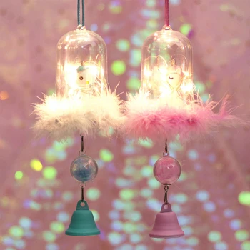 

LED Unicorn Night Light Resin Carton Unicorn Baby Bedroom Lamps Wind Chimes Chrismas Gift for Children Romantic Decor Lamps