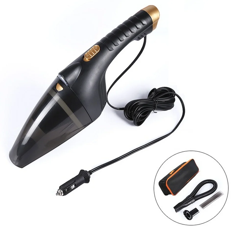 

Car Vacuum Cleaner 12V 106W Wired High Power Portable Wet&Dry Dual Use Car Cigarette Lighter Home Office Vacuum Cleaner