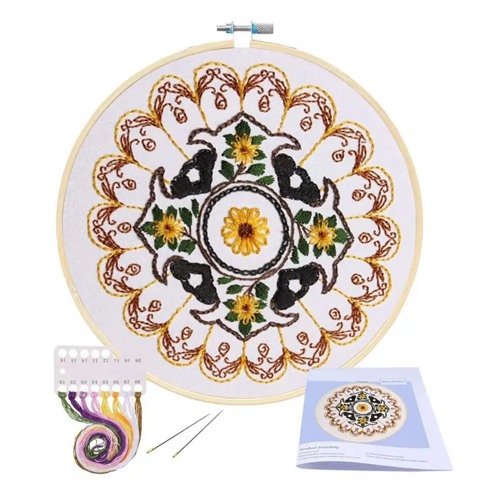 Embroidery Round quilting hoop, beech diameter 40cm with screw, rim height  24mm, Nurge Hobby Needle Arts Craft Home Garden - AliExpress