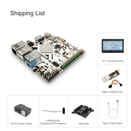 Smartfly Leez SBC P710 Rockchip RK3399 Android 9,0 ARM Cotex шесть ядер SBC/одноплатный компьютер 4 Гб + 16 ГБ с Ubuntu Debian