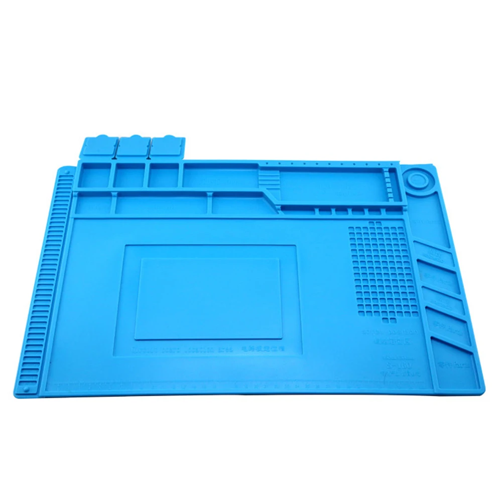 300*200mm Insulation Pad Maintenance Platform Silicon Soldering Mat Work Pad Desk Platform Solder Rework Repair Tool Station
