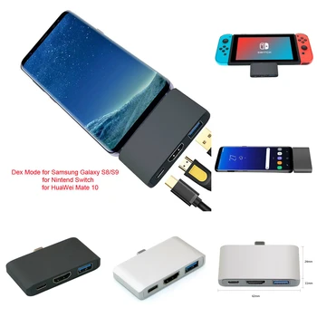 

USB3.1 Type C Hub To HDMI Support Dex Mode For Samsung S8/S9 Nintend Switch PD