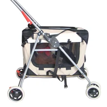 Коляска для домашних животных, коляска для кошек, корзина для щенка, маленький светильник, переносная Складная разделительная клетка для домашних животных