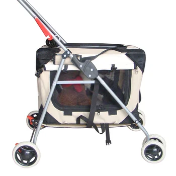 

Pet Stroller Cat Puppy Cart Small Light Portable Collapsible Separation Teddy Car Cage