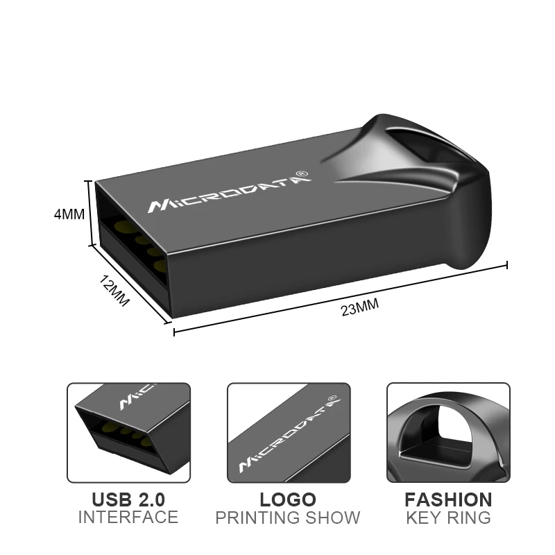 USB Flash Drive Flash Drive Super mini pen drive 64GB 32GB 128GB waterproof pendrive usb stick u disk gift