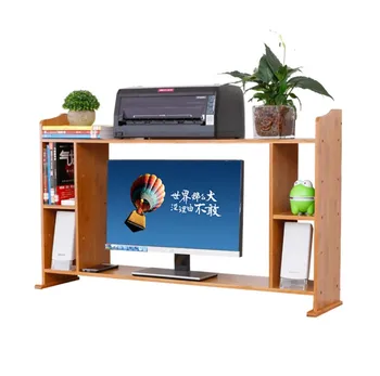 

Desktop Bookshelf Storage Shelf Simple Sorting Shelf Nanzhu Desk Office Bookshelf Desk Storage