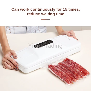 

Vacuum Food Sealers Small Household Vacuum Sealing Machine Dry and Wet Fresh Keeping Commercial Vacuum Packaging Machine