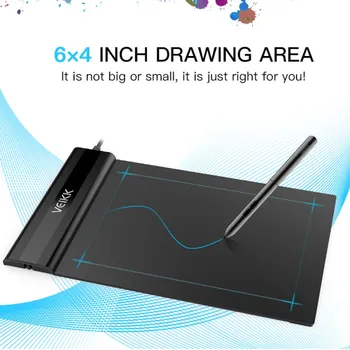 

Drawing Tablet Graphics Tablet 8192 Levels Pressure Battery-Free Pen Stylus Drawing Board 5080Lpi