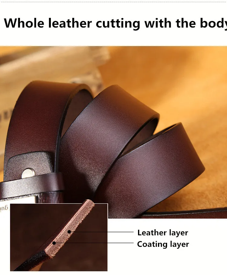 Men's belt leather belt men male genuine leather strap luxury pin buckle casual men's belt Cummerbunds ceinture homme formal belt for men