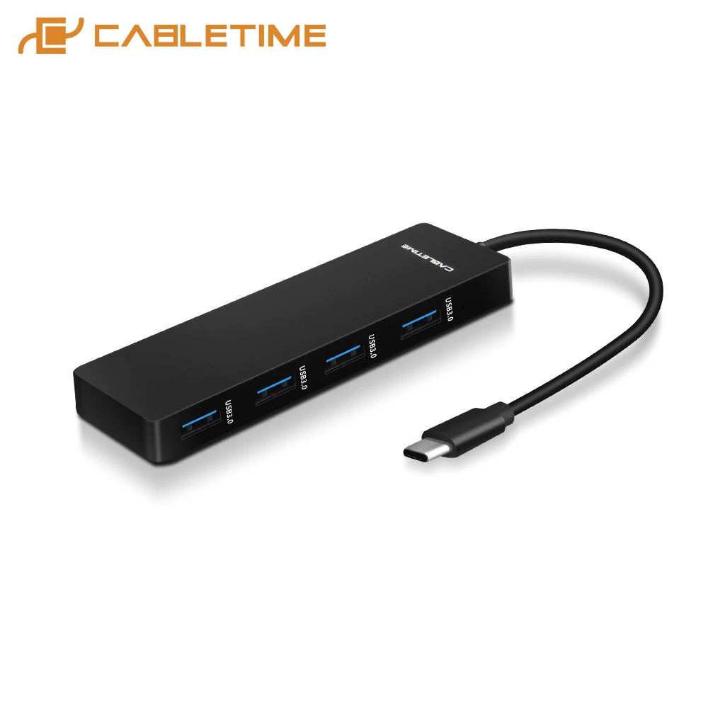 Usb хаб для передачи данных Cabletime Type C USB 3 0 адаптер Macbook Mac Pro Matebook Surface флеш