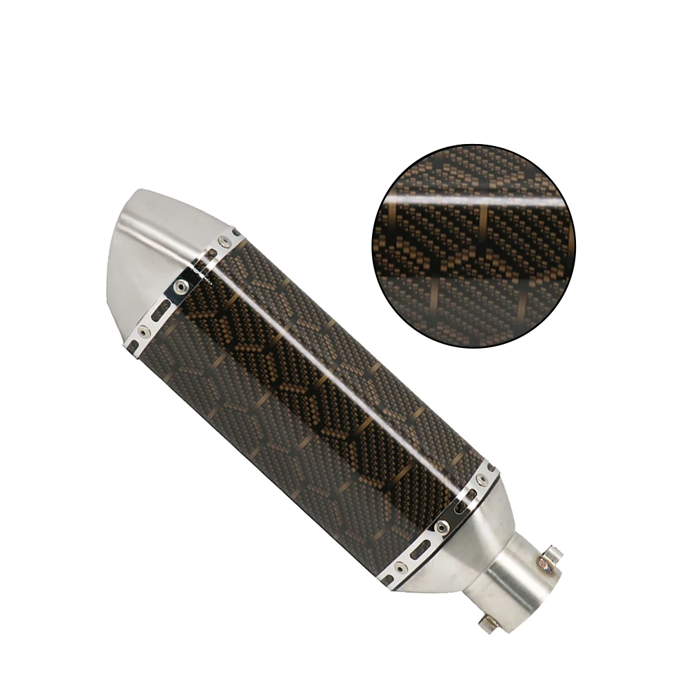 P 33 ZSDTRP 36-51 мм Универсальный мотоцикл Akrapovic глушитель Escape slip on Pipe Fit мотоцикл Скутер ATV Dirt Bike Мопед - Цвет: P 33