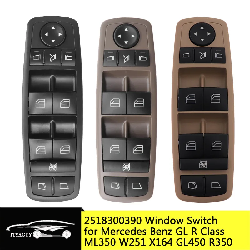 Главный переключатель окна 251 830 03 90 2518300390 для Mercedes Benz GL R Class ML350 W251 X164 GL450 R350 A251 05