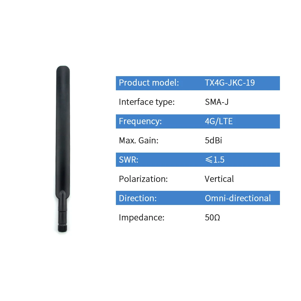 4G LTE WIFI Router Antenna 3G GSM Omni Antennas 5dBi for Signal Amplification SMA Male DTU 2