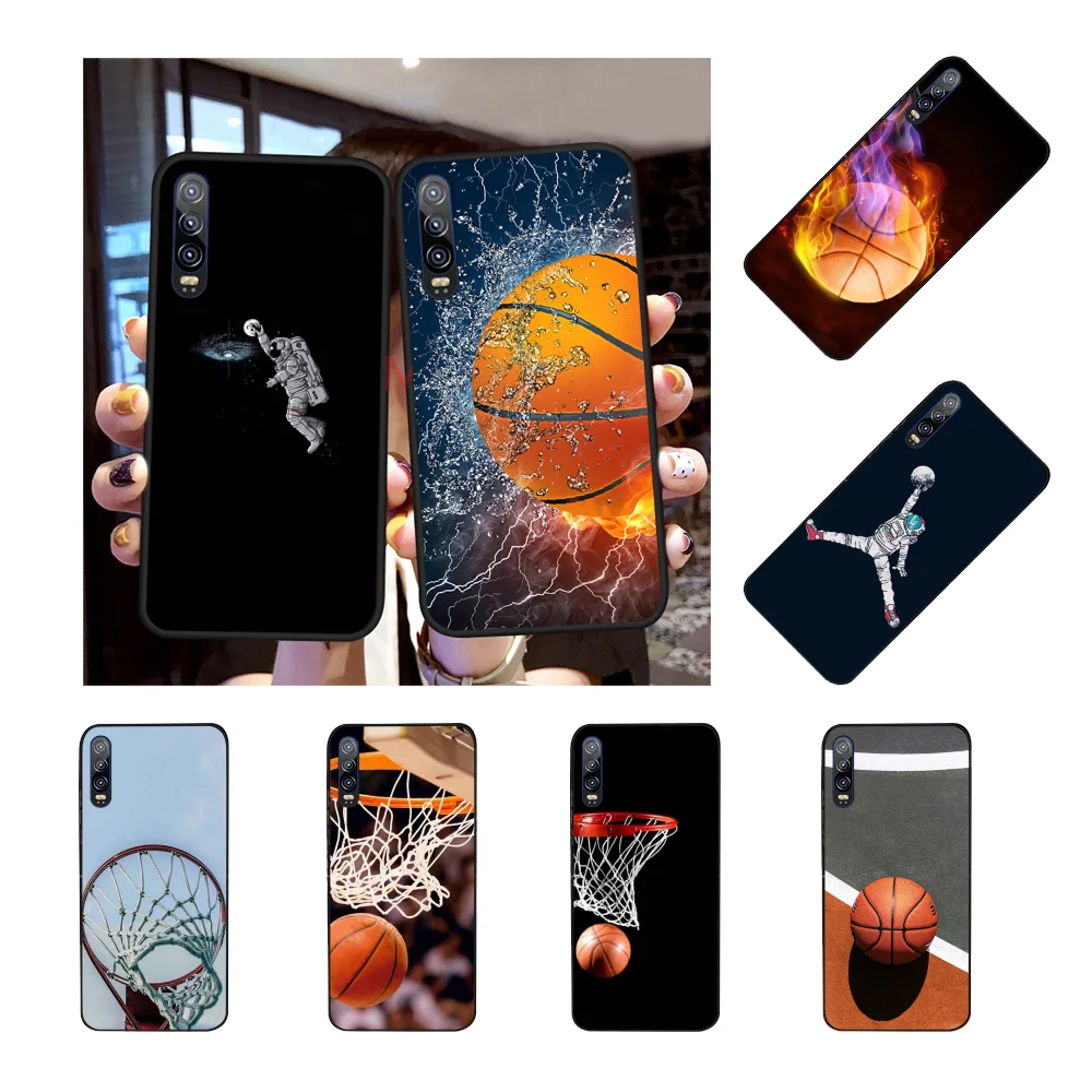 Nbдруicai космический баскетбольный Dunk черный ТПУ мягкий резиновый чехол для