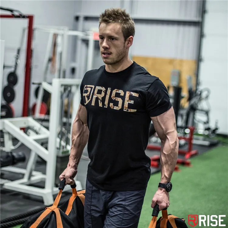 Muscle Dr. Brothers летняя Европейская и американская Спортивная Футболка Мужская Фитнес с коротким рукавом из чистого хлопка тренировочный костюм для бега