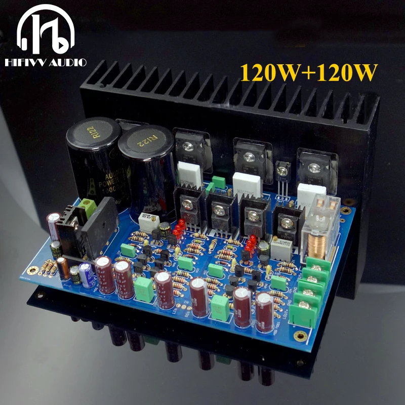 120VA* 2 комплекты усилителей IRFP240 IRFP9240 полная симметричная двойная разница FET Плата усилителя мощности