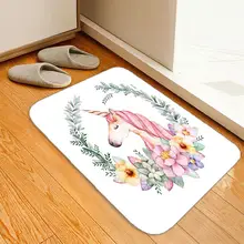 Высокое качество 3D единорог Прихожая Добро пожаловать коврики с принтом ванная комната кухня ковер дом коврики гостиная Tapete ковер на заказ