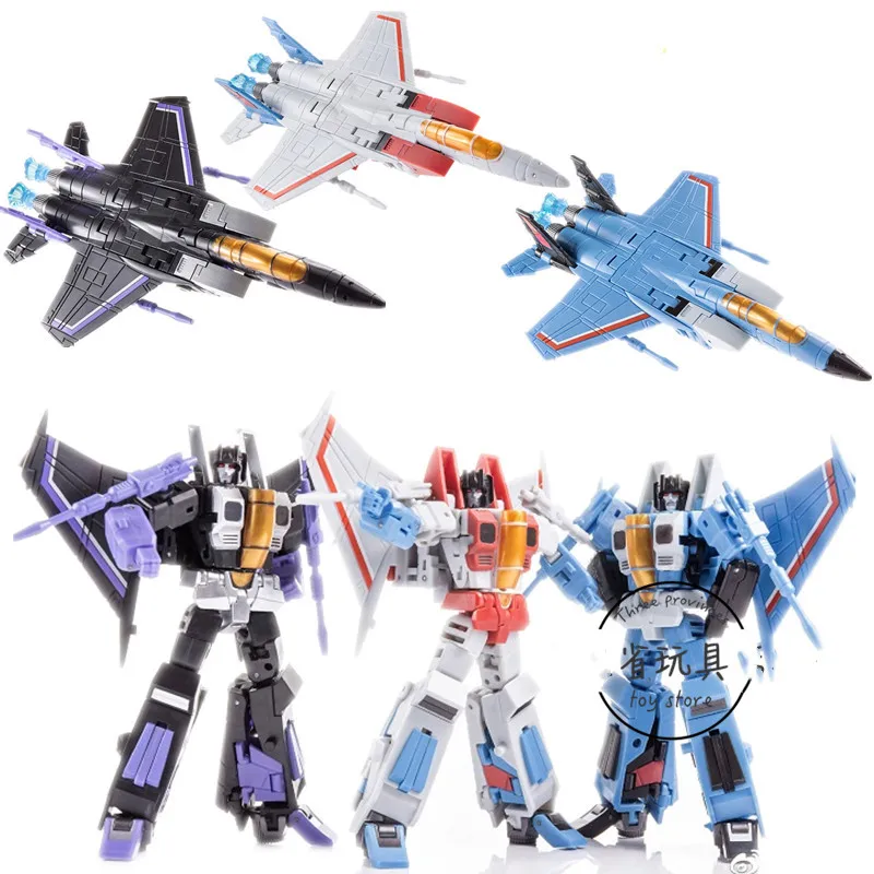 

Jinbao red spider Kona F15 fighter plane flight team small scale G1 thunderbolt skyshatter transformation toy