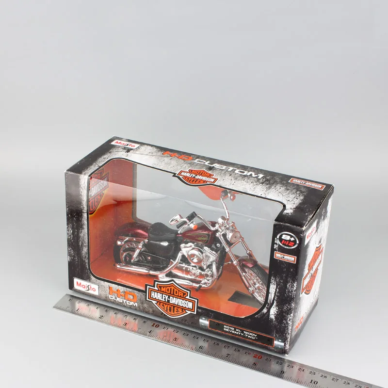 1:12 Scale maisto 2012 XL 1200V SEVENTY TWO 72 classic Sportster chopper мотоцикл модели автомобилей игрушки rcycle