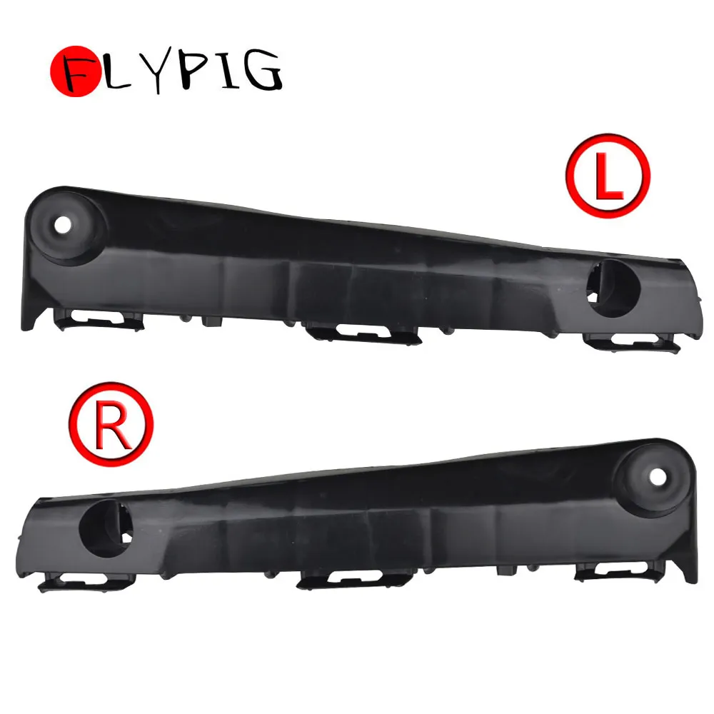 FLYPIG Black Front Driver &amp Passenger Retainer Bumper Bracket Set For Toyota Camry 2012-2014 TO1033111 5253606120 5253506130 |