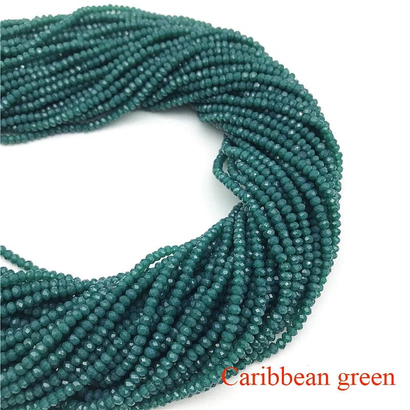 Бусины круглые стеклянные для изготовления ювелирных изделий 50 нитей|Бусины| |