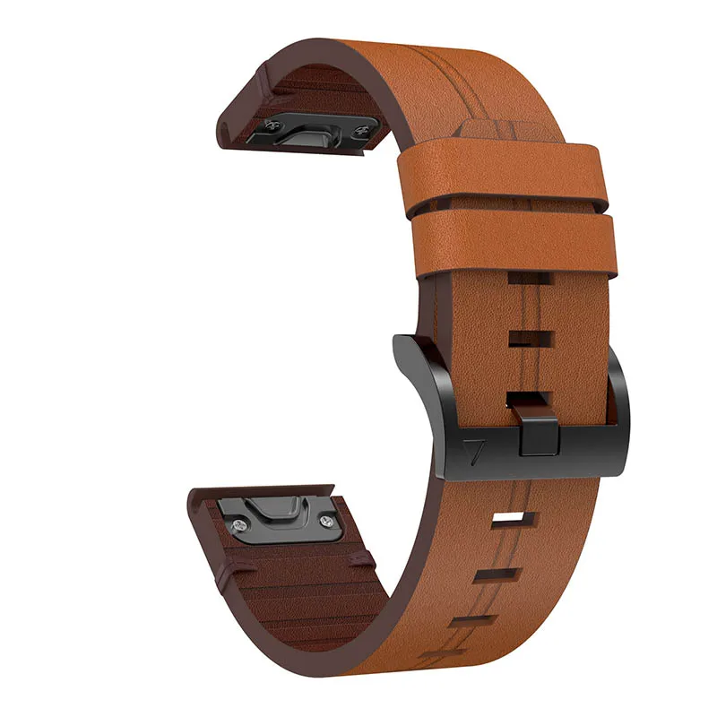 Легкий кожаный ремешок для Garmin Fenix 5 6 Pro 5 Plus сменные ремешки для часов Garmin Forerunner 935/945