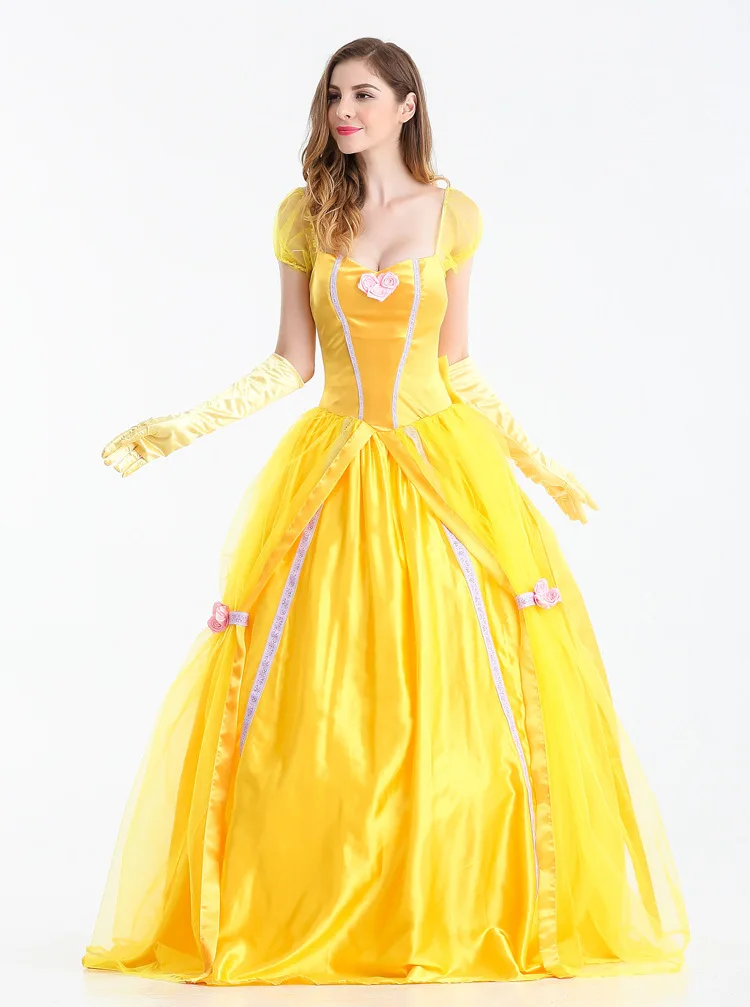 Adult Fantasia Carnival Party Cartoon Princess Snow White Dress Costumes Halloween Snow White Cosplay Costumes for Women Wear