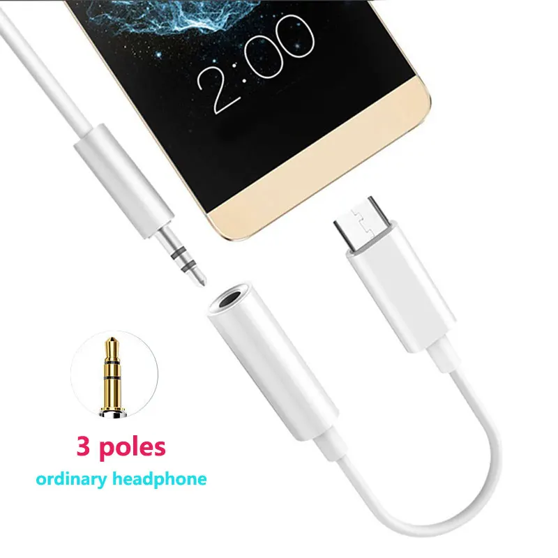 USB-C типа до 3,5 мм аудио наушников Aux Jack адаптер для RAZER телефон XPERIA SERI