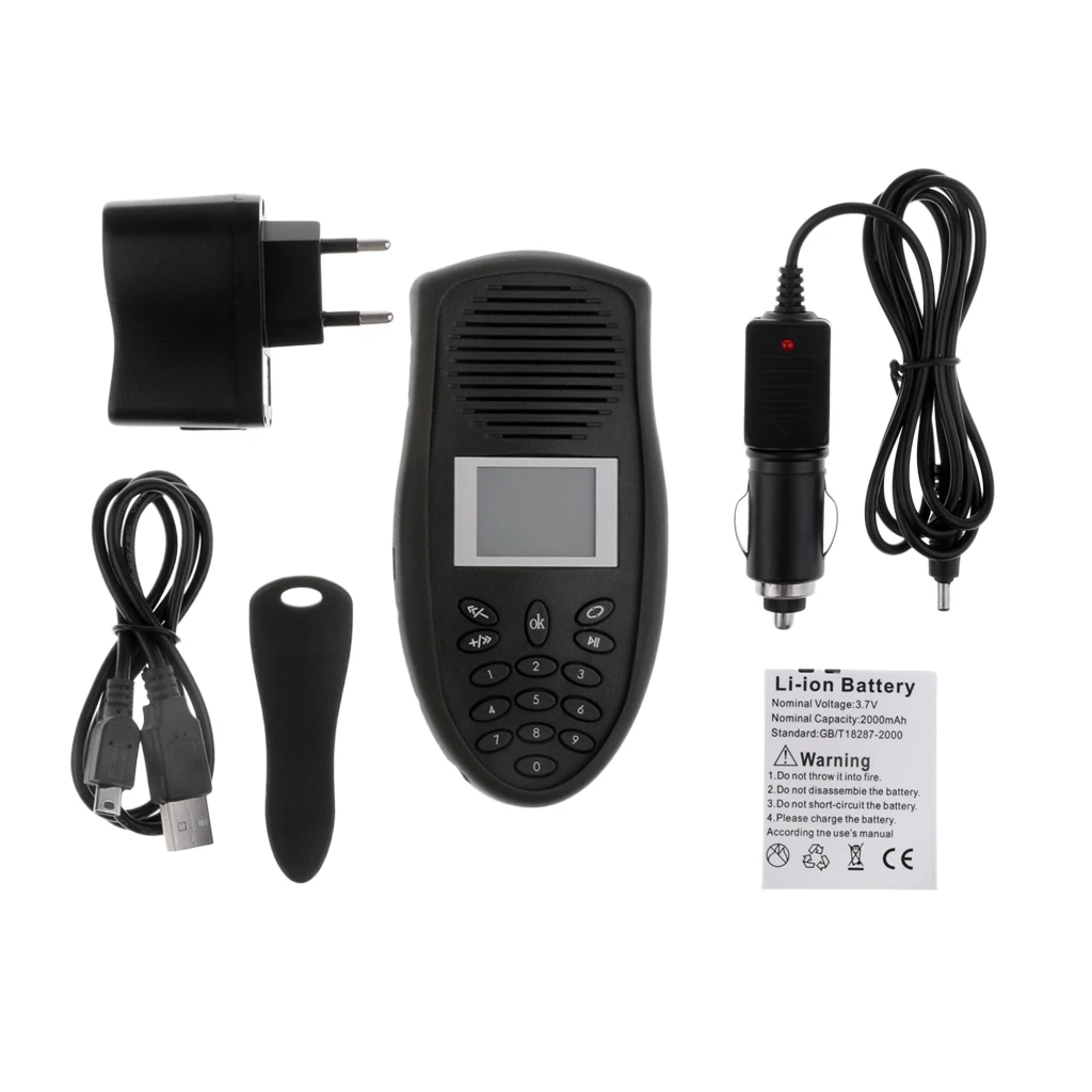 

20W Hunting Speaker Bird Caller Predator Sound Caller MP3 Player 85dB Hunting Decoy Bird Caller Hunting Bird Decoy