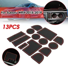 Audew 13 шт. автомобильные Нескользящие коврики чашки для хранения кофе центральная консоль вкладыш приборной панели гелевые подушечки Противоскользящие коврики для Subaru WRX