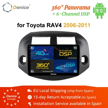 

Ownice K3 K5 K6 Android 9.0 Octa Core 360 Panorama DSP 4G Car Radio Player Stereo GPS For TOYOTA RAV4 2007 2008 2009 2010 2011