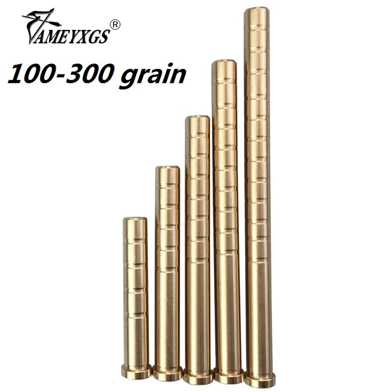 20pcs 100 150 200 250 300 grain Arrow Inserts Hunting Archery Cooper